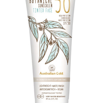 Australian Gold Botanical Tinted Face tooniv päikesekaitsekreem näole SPF50 88ml