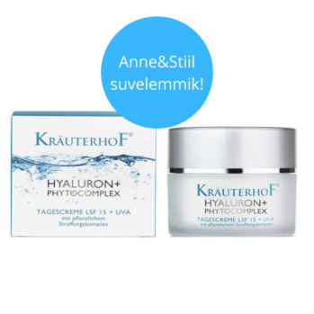 Kräuterhof Hyaluron+Phytocomplex pinguldav päevakreem päikesekaitsefaktoriga SPF15 + UVA