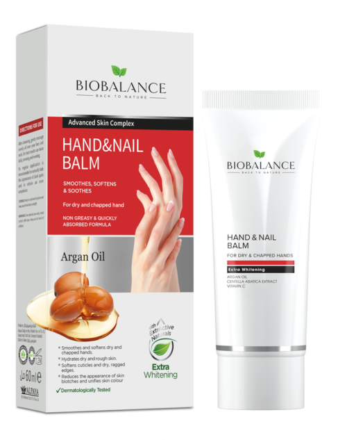 Bio Balance Argan Oil Hand & Nail Balm kreem kätele ja küüntele 60ml