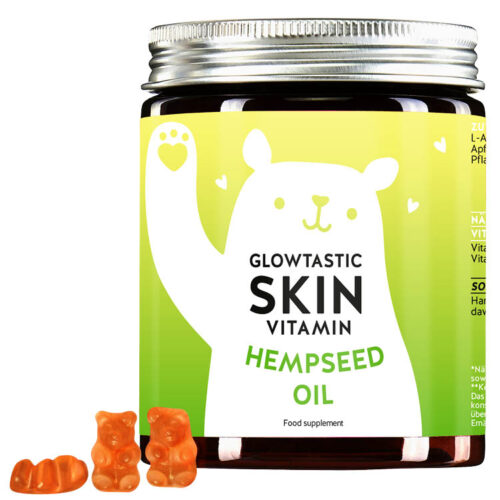 Bears with Benefits Glow-Tastic Skin Vitamins Kanepiõliga 60tk