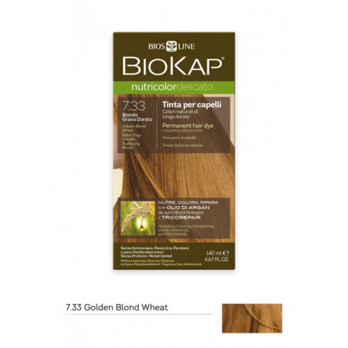 BIOKAP NUTRICOLOR DELICATO 7.33 / KULDNE NISUBLOND / PÜSIVÄRV