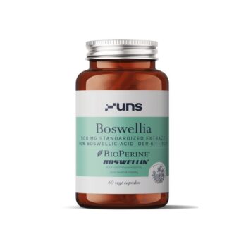 UNS BOSWELLIA EKSTRAKT (500MG) + BIOPERIIN, 60 KAPSLIT / TOIDULISAND