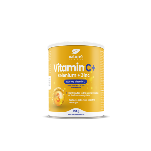 NATURE'S FINEST C-VITAMIIN (1000MG) + SELEEN JA TSINK, 150G / TOIDULISAND
