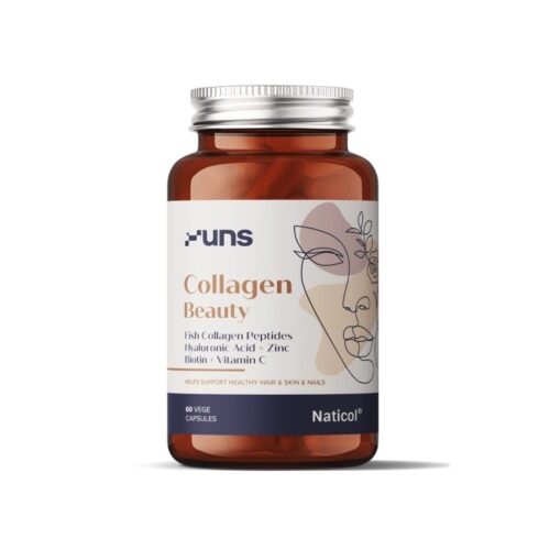 UNS KOLLAGEEN (900MG) HÜALUROONHAPPE JA VITAMIINIDEGA, 60 KAPSLIT / TOIDULISAND