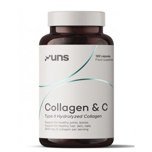 UNS KOLLAGEENI (2600MG) KAPSLID C-VITAMIINIGA, 120TK / TOIDULISAND
