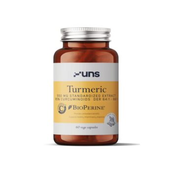 UNS KURKUMI  EKSTRAKT (550MG) + BIOPERIIN, 60 KAPSLIT / TOIDULISAND