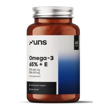 UNS OOMEGA-3 KALAÕLI E-VITAMIINIGA, 60 KAPSLIT / TOIDULISAND