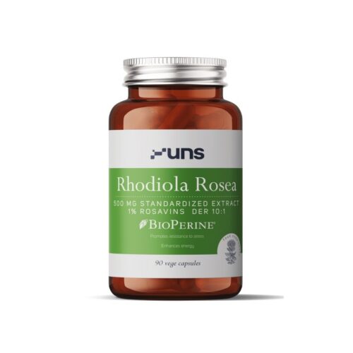 UNS ROOSILÕHNALINE KULDJUUR (500MG) + BIOPERIIN, 90 KAPSLIT / TOIDULISAND