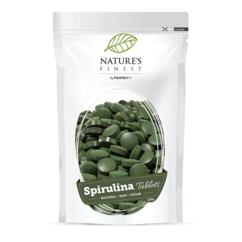 NATURE'S FINEST SPIRULINA TABLETID, 125G / TOIDULISAND