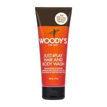 Woody’s Just4Play Hair and Body Wash 236 ml – meeste juuste ja keha pesemiseks