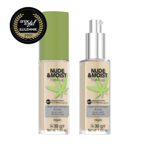 Bell HYPOAllergenic HEMP jumestuskreem Nude&Moist. Toon 04-Natural tan