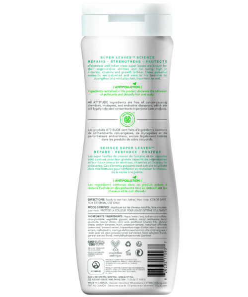 Attitude Super Leaves Nourishing & Strengthening Shampoo 473 ml - Image 2