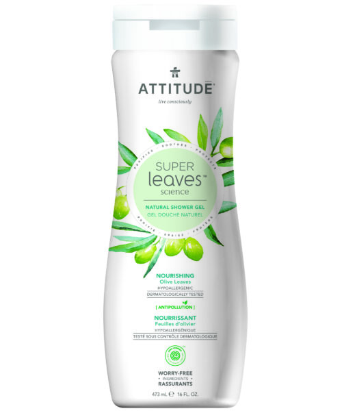 Attitude Super Leaves Nourishing Shower Gel Olive Leaves 473 ml