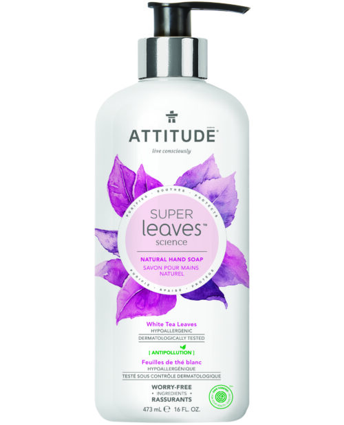 Attitude Super Leaves Hand Soap White Tea Leaves 473 ml