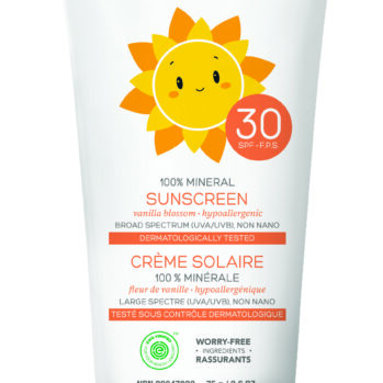 Attitude Little Ones 100% Mineral Sunscreen SPF30 Vanilla Blossom 75 g