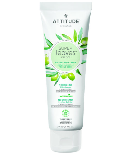 Attitude Super Leaves Nourishing Body Cream Olive Leaves 240 ml