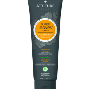 Attitude Super Leaves Men Energizing Body Cream Ginseng 240 ml