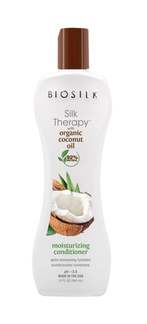 Biosilk Silk Therapy with Natural Coconut Oil Moisturizing Conditioner 355 ml