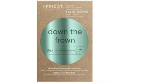 APRICOT kortsuplaastrid hüaluroonhappega laubale ja silmade vahelisele alale “Down the Frown” 24tk