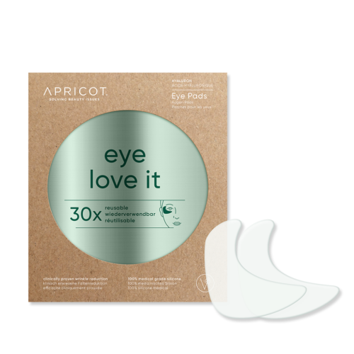 APRICOT silikoonist kortsuplaastrid hüaluroonhappega silmaümbrusele ja meelekohtadesse “Eye Love It”, 30x korduvkasutatav