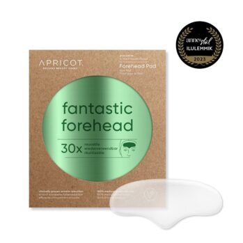 APRICOT silikoonist kortsuplaaster hüaluroonhappega otsmikule “Fantastic Forehead” 30x korduvkasutatav