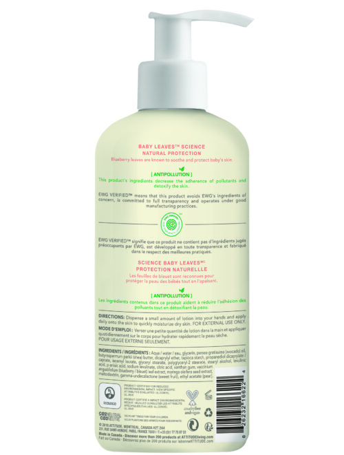 Attitude Baby Leaves Body Lotion Pear Nectar 473 ml - Image 2