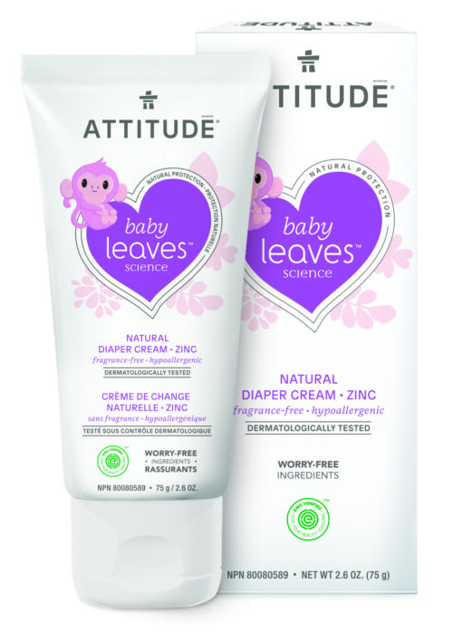 Attitude Baby Leaves Diaper Zinc Cream 75 ml