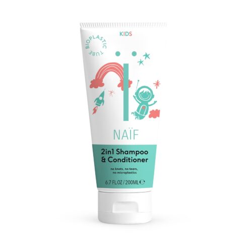 NAÏF 2in1 pisaravaba šampoon-palsam lastele 200ml