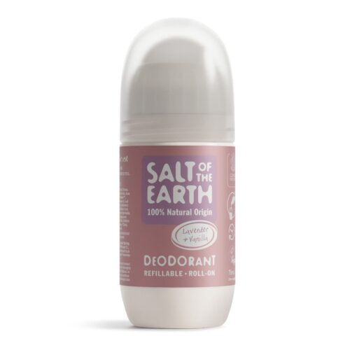 Salt of the Earth Lavender & Vanilla Natural Roll-On Deodorant, taastäidetav 75ml