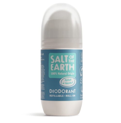 Salt of the Earth Ocean & Coconut Natural Roll-On Deodorant, taastäidetav 75ml