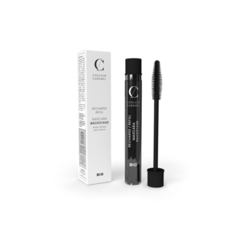 Couleur Caramel Backstage pikendav ja tihendav ripsmetušš nr. 31 Black täitepakend