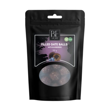 Be More täidetud datlipallid mustikatega 100 g