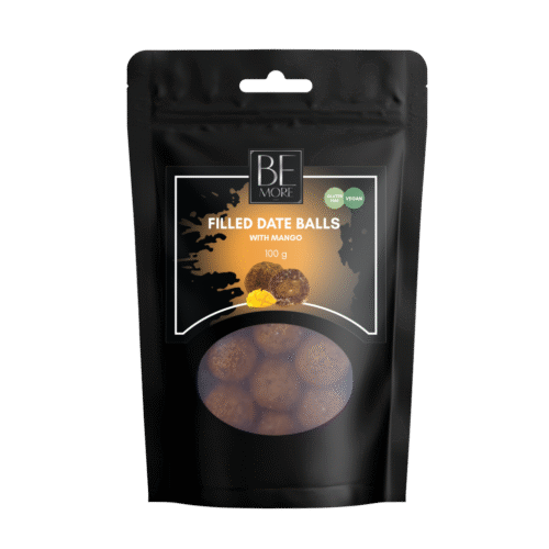 Be More täidetud datlipallid mangoga 100 g