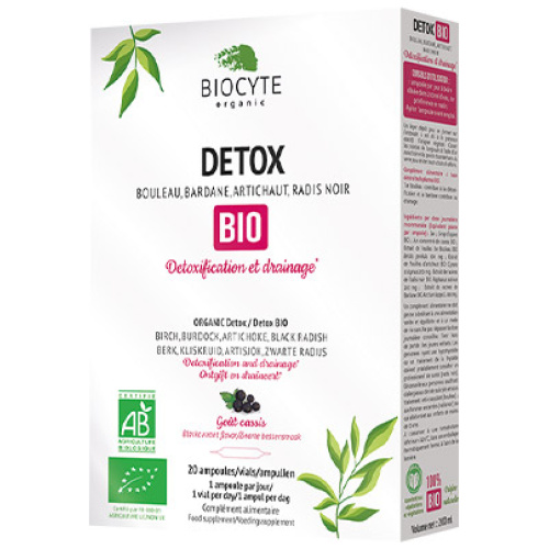 Biocyte Detox Bio toidulisand 20 ampulli