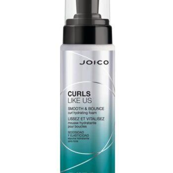 Joico Curls Like Us Smooth & Bounce Curl Hydrating Foam 200 ml – niisutav lokivaht siledate ja elastsete lokkide jaoks.