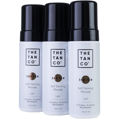 The Tan Co. Light isepruunistav komplekt 3×150 ml pakendis