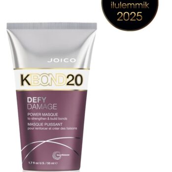 Joico Defy Damage KBOND20 Power Masque 50 ml – intensiivselt taastav juuksemask, mis tugevdab juukseid ja kaitseb kahjustuste eest.