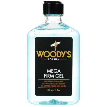 Woody's Mega Firm Gel 355 ml – Eriti tugeva hoidvusega juuksegeel