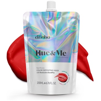 DIFIABA Red Rosso tooniv punane juuksemask 200 ml